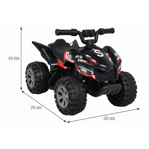 Quad the Fastest Czarny BRD-2101